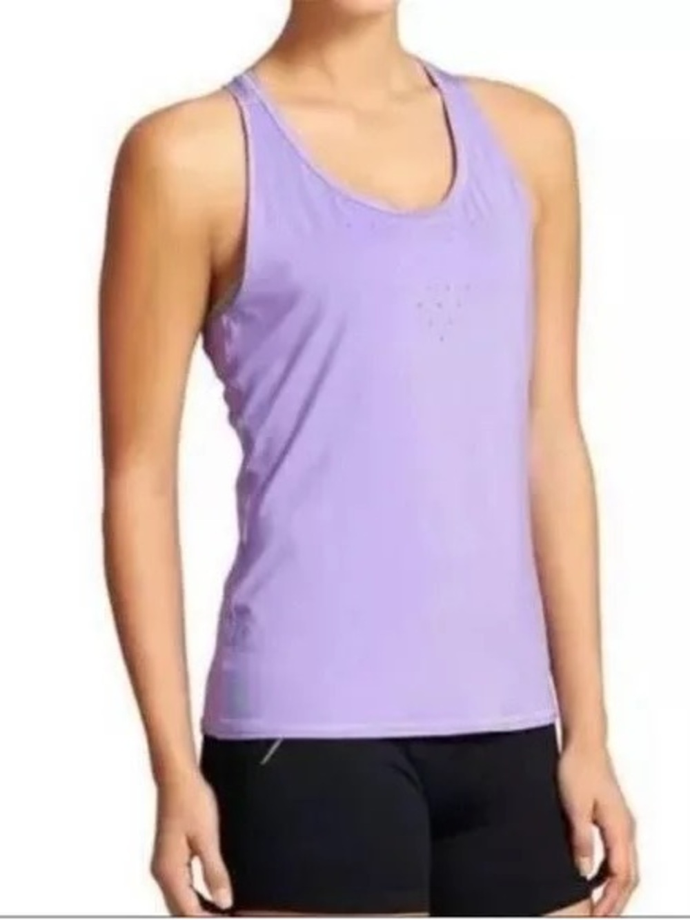 Athleta Exhilaration Racerback Tank Top Lavender Size Large, NWOT